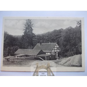 Słubin near Gryfice, mill, sawmill, circa 1930.