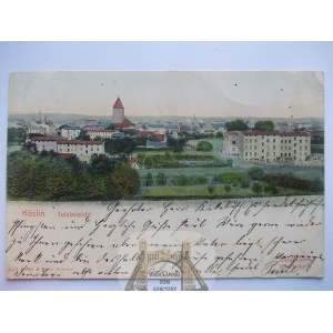 Koszalin, Koslin, panorama, 1906