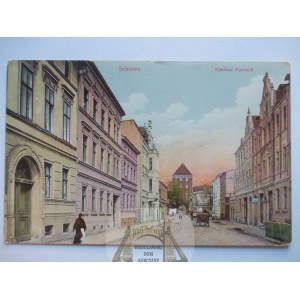 Sławno, Schlawe, ulica, Koszalińskie Przedmieście, 1915