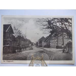 Trzebież k. Police, ulica, Neuwarpstrasse, k. 1920