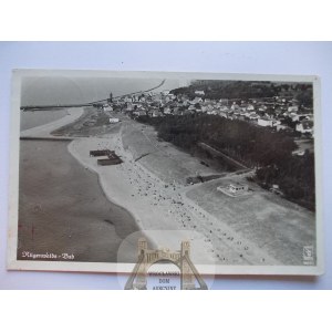 Darlowo - Darlowko, aerial panorama, 1940