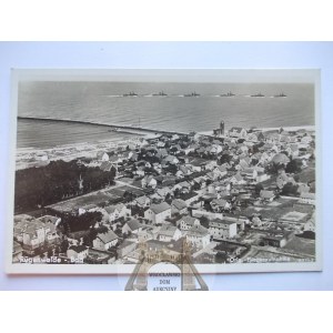 Darlowo - Darlowko, aerial panorama, ca. 1940.