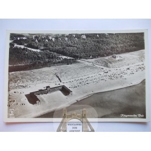 Darłowo - Darłówko, panorama lotnicza, ok. 1940