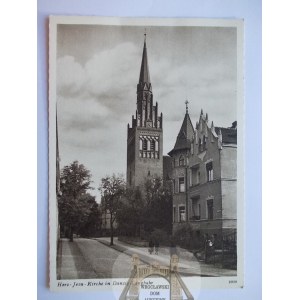 Danzig Wrzeszcz, Danzig Langfuhr, Herz Jesu Kirche, circa 1940.