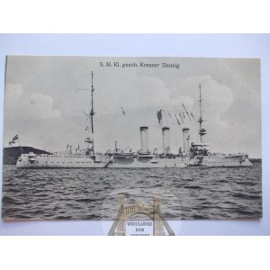 Danzig, Danzig, warship, ca. 1915