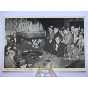 Sopot, Zoppot, casino, roulette, 1935