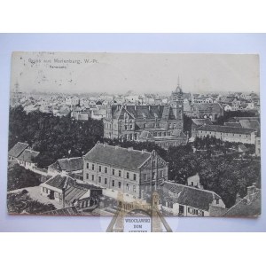 Malbork, Marienburg, panorama, 1906