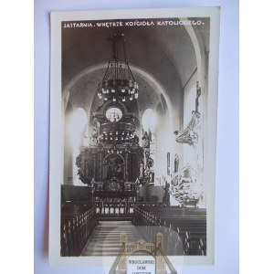 Jurata, wnętrze kościoła, ok. 1935