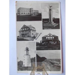 Rozewie, 6 Ansichten, Leuchtturm, Denkmal, ca. 1935