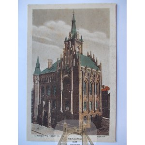 Kwidzyn, Marienwerder, city hall, ca. 1925