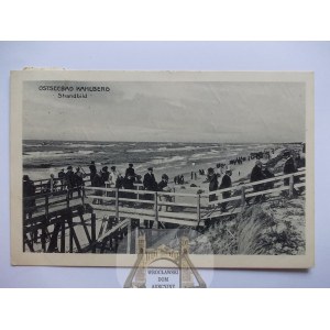 Krynica Morska, Kahlberg, zejście na plaże, 1910