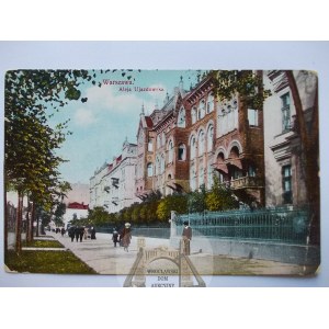 Warschau, Ujazdowska-Allee, herausgegeben von H.P., 1913