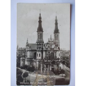Warsaw, Church of the Saviour, photo, published by Wojutyński, ca. 1925