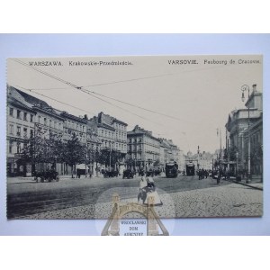 Warsaw, Krakowskie Przedmieście, ca. 1910