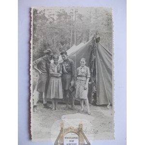 Radom Michalow, scout camp, scouts, 1937