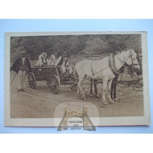 Biała Podlaska, wóz, wieśniacy, ok.1915