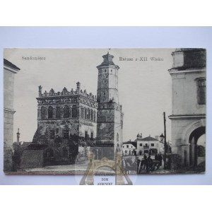 Sandomierz, Rathaus aus dem 12. Jahrhundert, ca. 1915