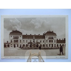 Kielce, dworzec kolejowy, ok. 1935