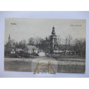 Rabka, stary kościół, panorama, ok. 1910