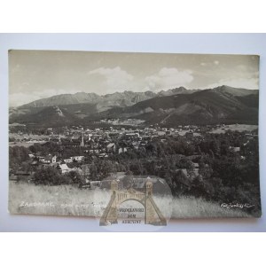 Zakopane, panorama, zdjęciowa, fot. Zwoliński, ok. 1935