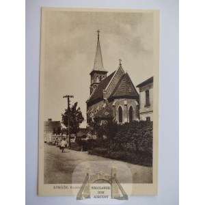 Stróże k. Nowy Sącz, kościół, ok. 1930