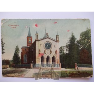 Krzeszowice, church, 1908
