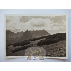 Tatra Mountains, published by Książnica Atlas, photo: Wieczorek, Hala Gąsienicowa, 1938
