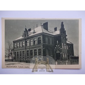 Przeworsk, szkoła męska, ok. 1935