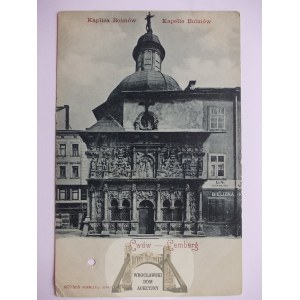 Lwów, kaplica Boimów, księżycówka, ok. 1900