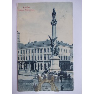 Lwów, kolumna Mickiewicza, 1905