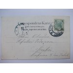 Janów bei Lviv, 3 Ansichten, dekorative Vignette, um 1900