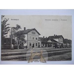 Drohobycz, dworzec kolejowy, ok. 1915