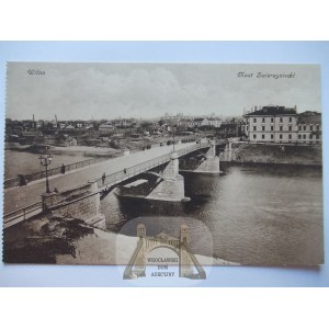 Vilnius, Zwierzyniecki bridge, ca. 1915, Lithuania
