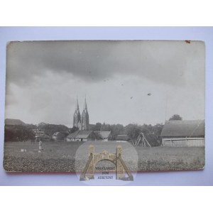 Švenkės bei Klaipėda, Memel, Panorama, Foto, 1915, Litauen
