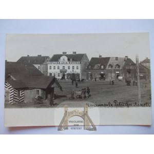 Marijampole, Marktplatz, Geschäfte, Foto um 1925, Litauen