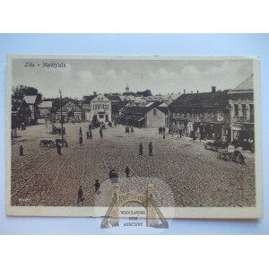 Lida, Market Square, 1917, Belarus