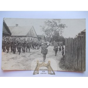 Prużana, przemarsz wojska, 1917, Białoruś