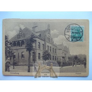 Szczytno, Ortelsburg, post office, plebiscite, 1920