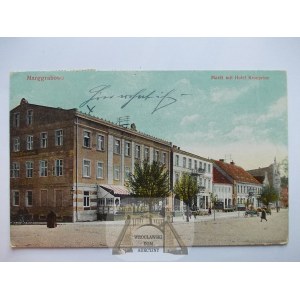 Olecko, Marggrabowa, Rynek, Hotel Kronprinz, 1921