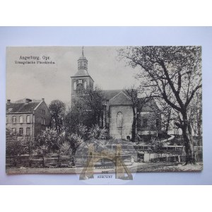 Węgorzewo, Angerburg, church, 1915