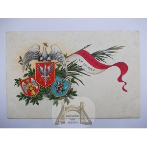 Patriotisch, Polen, Adler, Wappen, Wetter, 1906