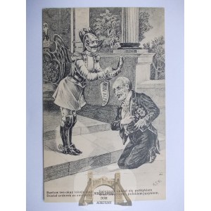 Polska Propaganda antyniemiecka, antypruska, cesarz Wilhelm i kanclerz Bulow, 1908