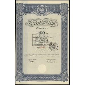 Polen, Aktion für 100 Zloty, 1.04.1934, Warschau