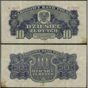 Polska, 10 złotych, 1944