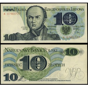 Poland, 10 zloty, 1.06.1982