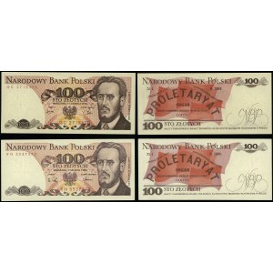 Polska, zestaw: 2 x 100 złotych, 1.06.1979 i 1.12.1988