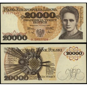 Polska, 20.000 złotych, 1.02.1989