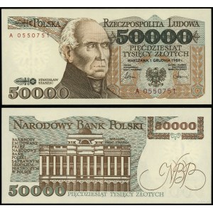 Poland, 50,000 zloty, 1.12.1989
