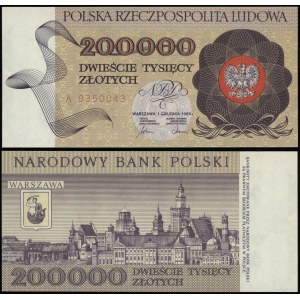 Polska, 200.000 złotych, 1.12.1989