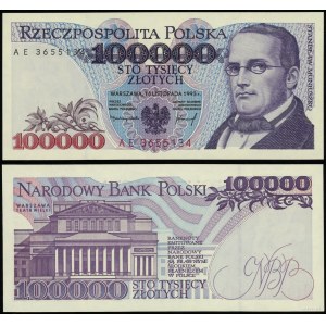 Polska, 100.000 złotych, 16.11.1993